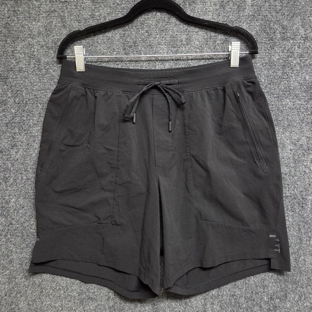 Lululemon Shorts Mens Large Black License To Train Linerless 7" LTT Running